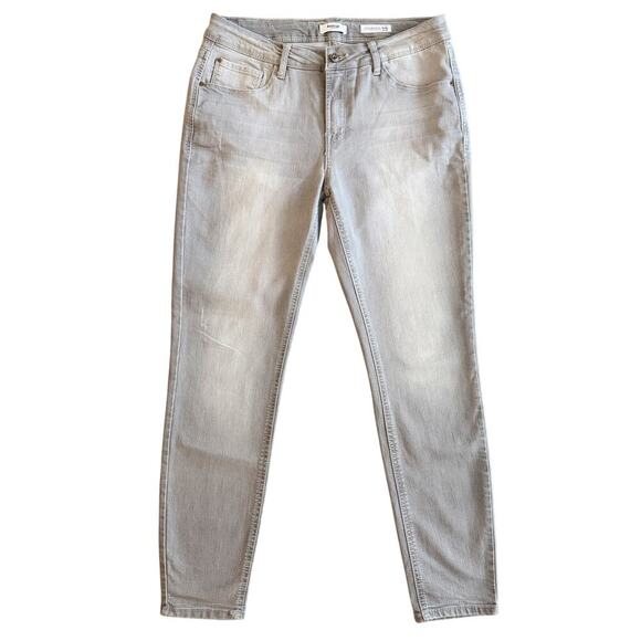 Kensie Jeans Women's Size 10 30  Grey Gray Effortless Ankle mid rise 1196 - Picture 1 of 13